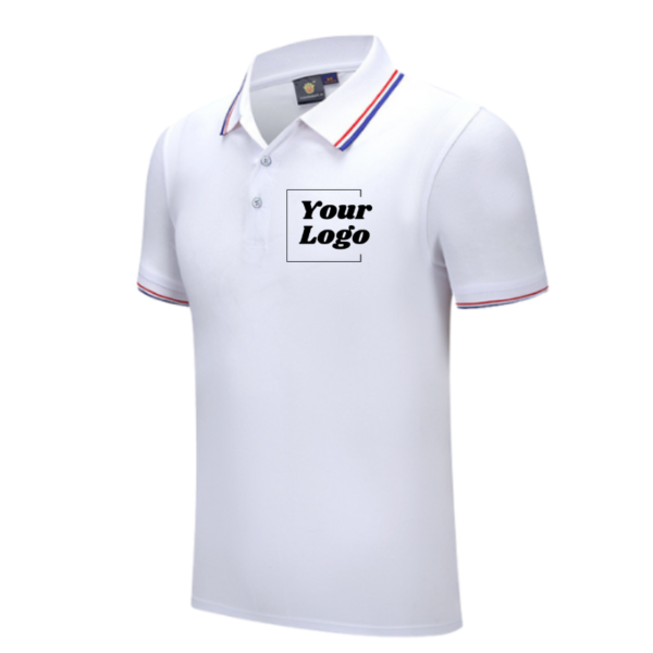 Mixed Color Collar Polo 100% 200g silk cotton