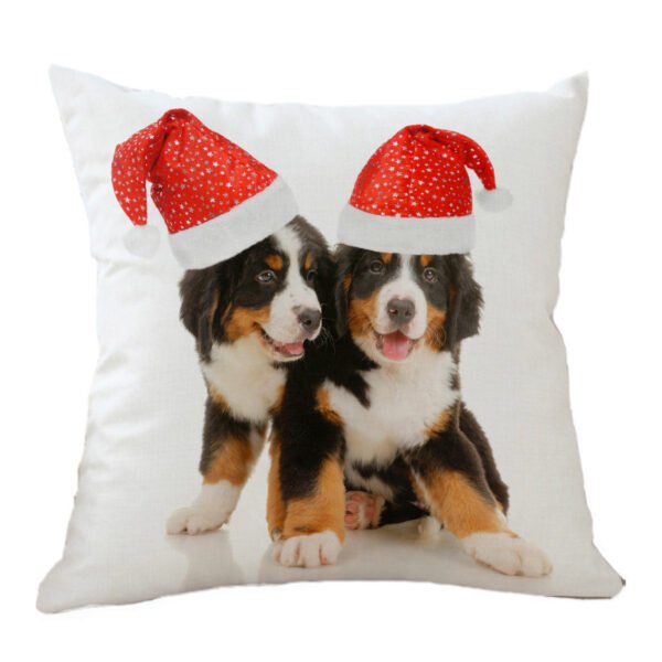 Celebrate the Holidays with a Custom Christmas Throw Pillow Case Featuring Your Pet - Image 14