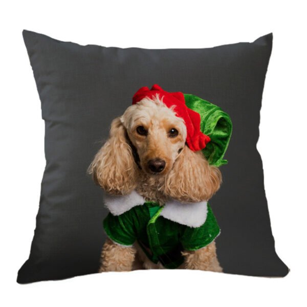Celebrate the Holidays with a Custom Christmas Throw Pillow Case Featuring Your Pet - Image 12