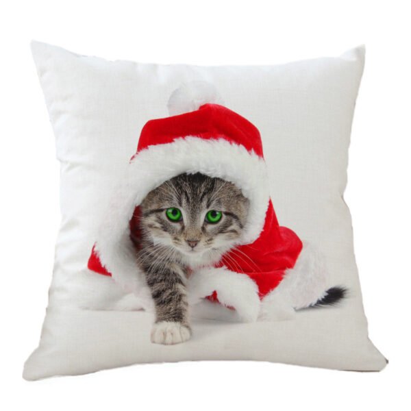 Celebrate the Holidays with a Custom Christmas Throw Pillow Case Featuring Your Pet - Image 7
