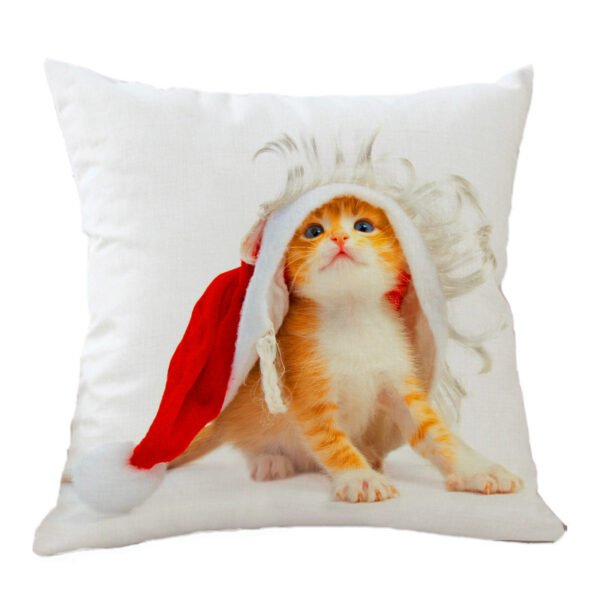 Celebrate the Holidays with a Custom Christmas Throw Pillow Case Featuring Your Pet - Image 6