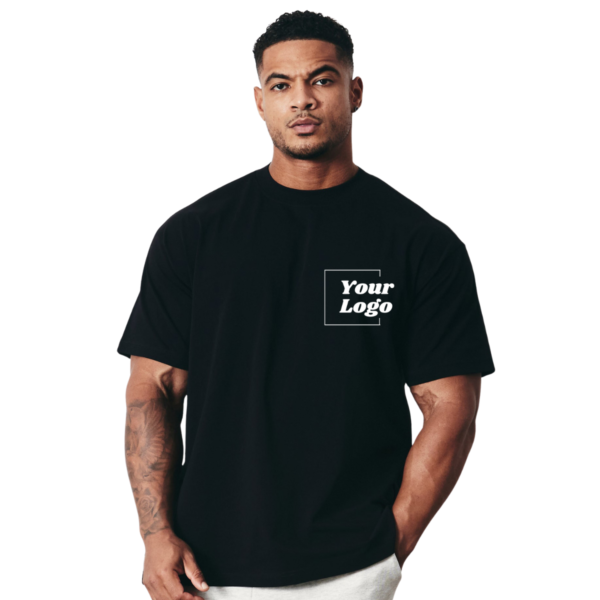 VQ Sports Fitness Style Short-Sleeve Oversized T-Shirt for Men