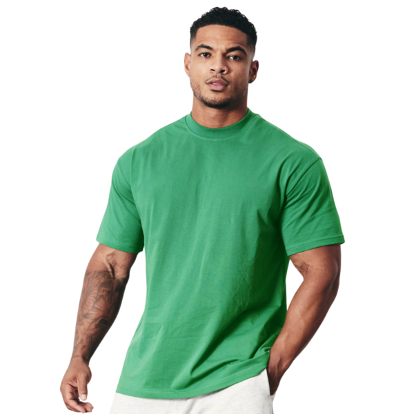 VQ Sports Fitness Style Short-Sleeve Oversized T-Shirt for Men - Image 5